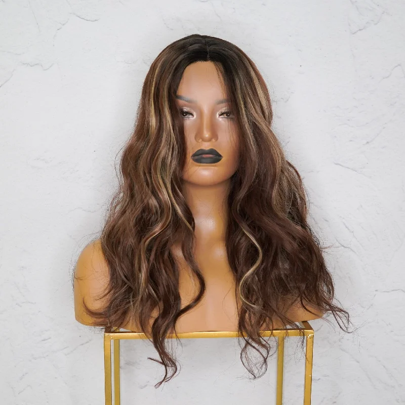 LORETTA Mixed Brown Lace Front Wig