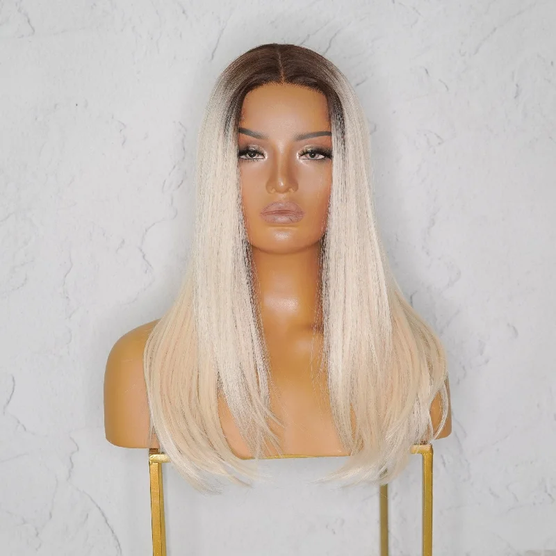 VALERIE Ombre Platinum Lace Front Wig