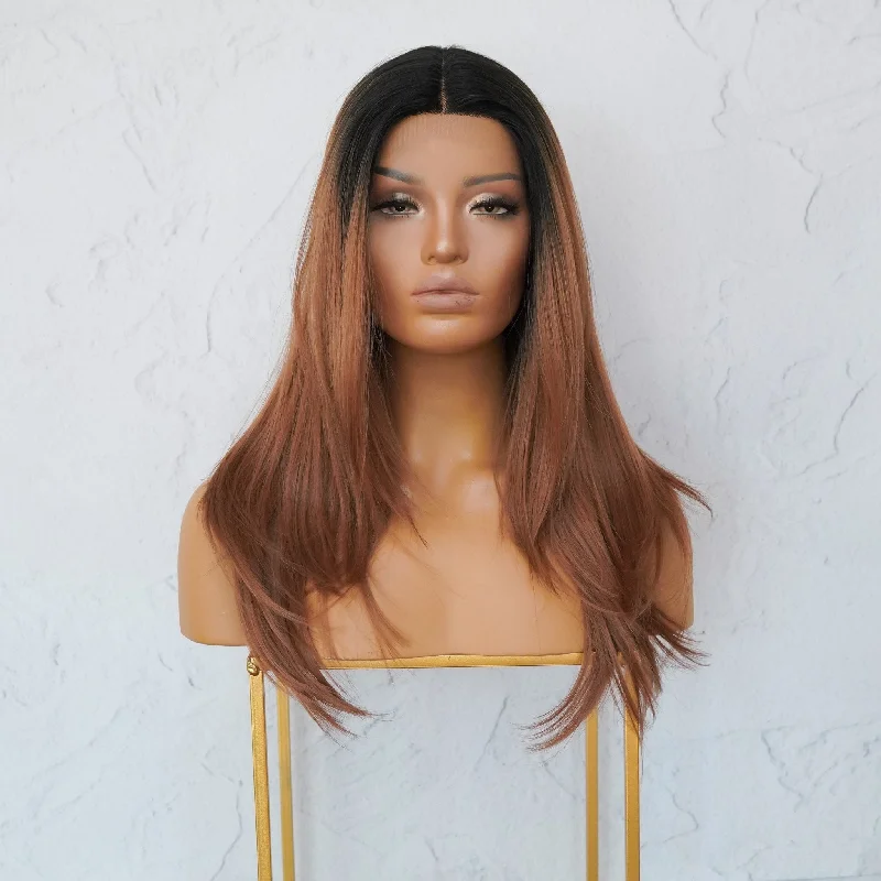 VANESSA Ombre Brown Lace Front Wig