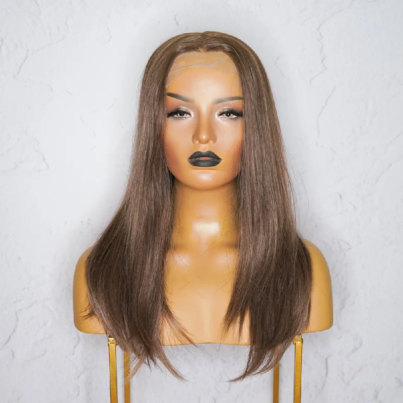 ZYPHER Ash Brown 13x6 Lace Front Wig